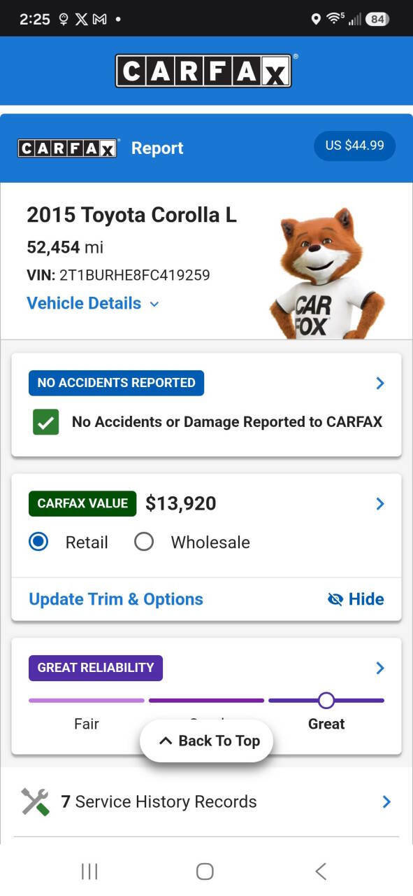 Used 2015 Toyota Corolla L FWD image 10