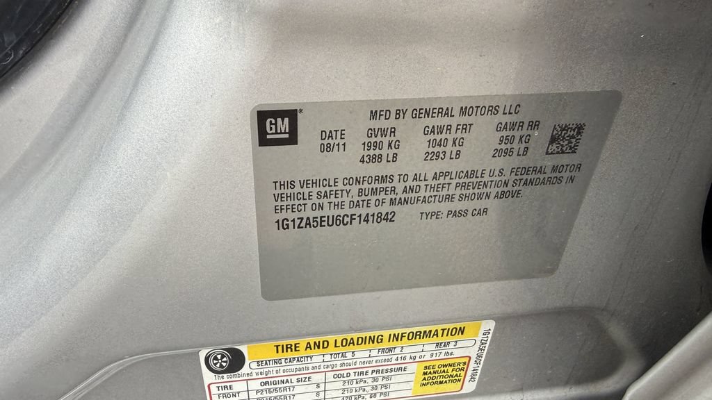 Used 2012 Chevrolet Malibu LS FWD image 6