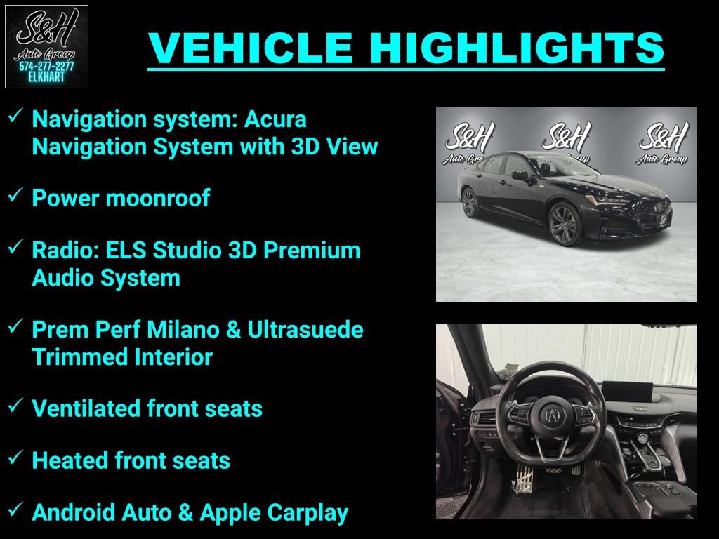 Used 2023 Acura TLX SH-AWD w/ A-SPEC Pkg image 3