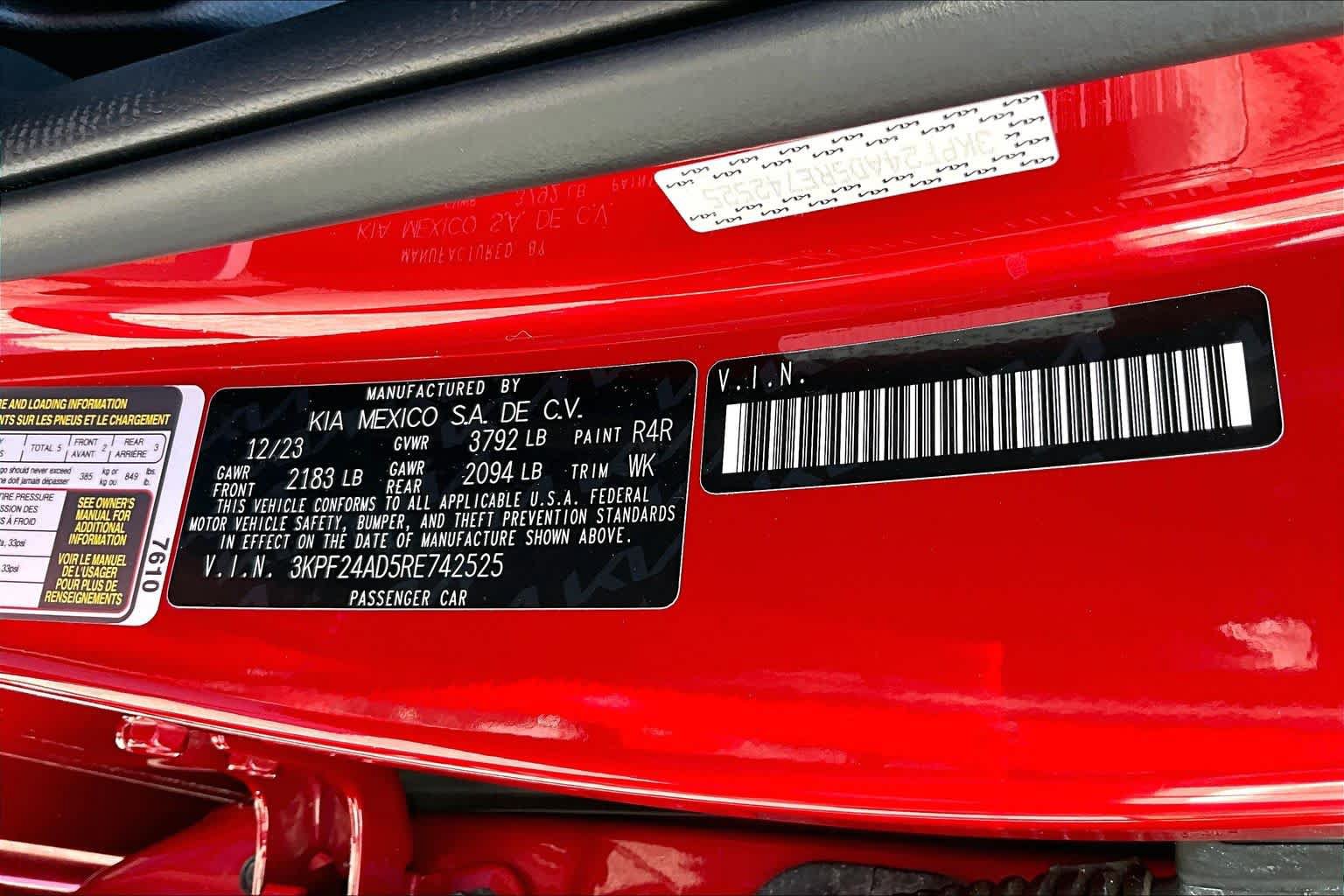 Used 2024 Kia Forte LXS w/ LXS Technology Package FWD image 36