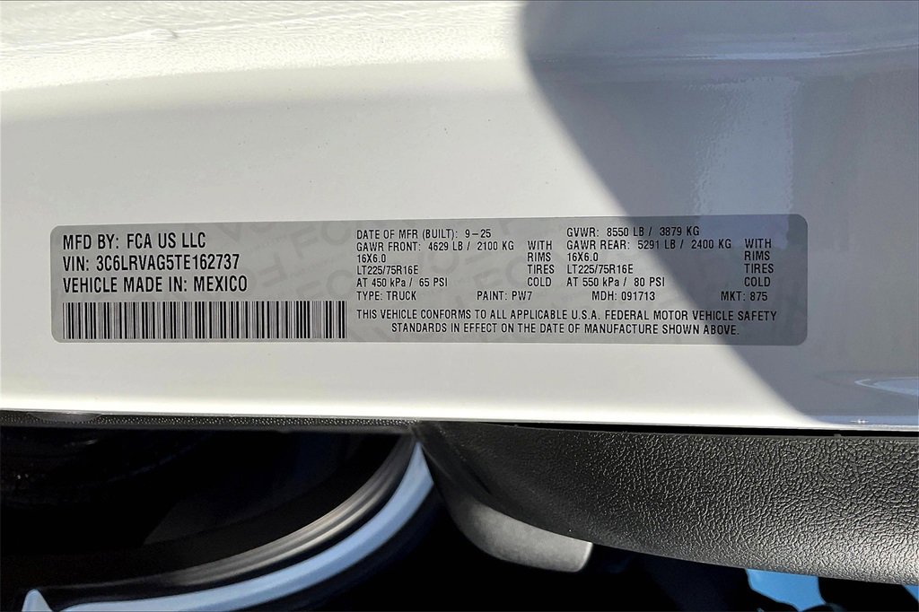 New 2026 RAM ProMaster 1500 image 12