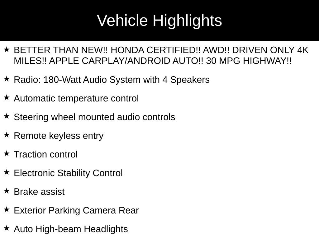 Certified 2026 Honda HR-V LX image 36