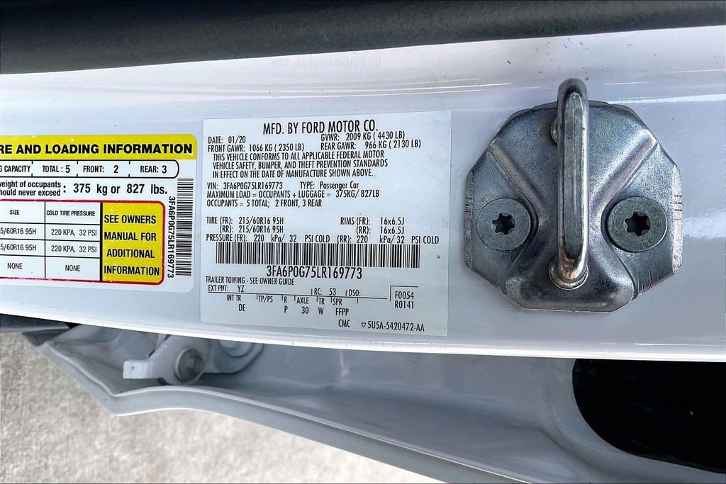 Used 2020 Ford Fusion S image 34