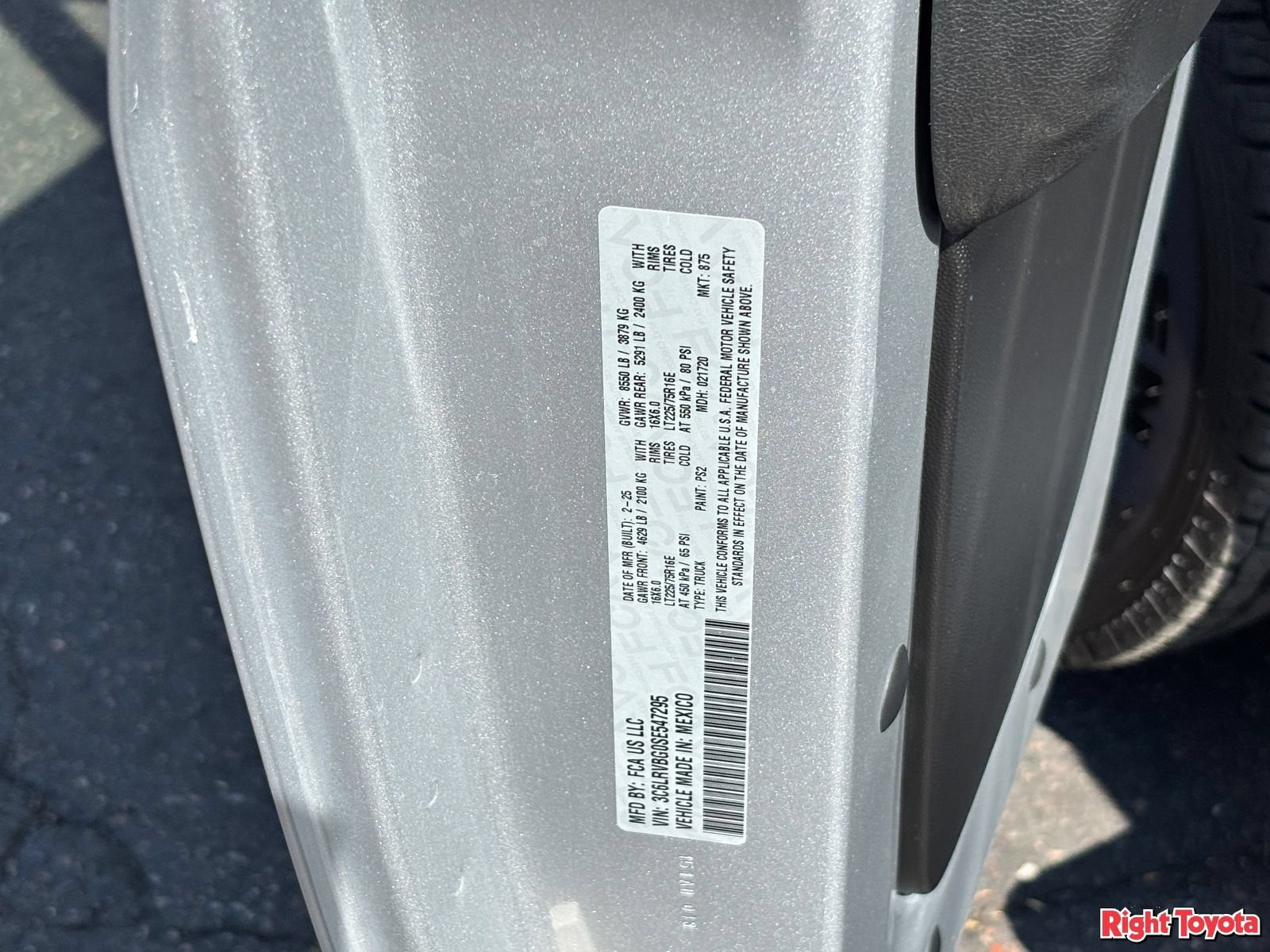 Used 2025 RAM ProMaster 1500 w/ Quick Order Package 22H SLT+ FWD image 37