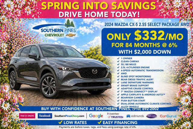 Used 2024 MAZDA CX-5 AWD 2.5 S w/ Select Package image 6