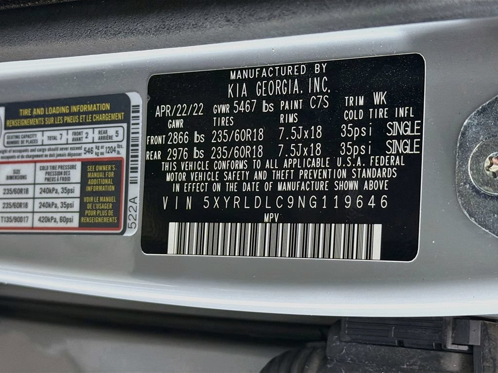Used 2022 Kia Sorento S AWD/4WD image 44