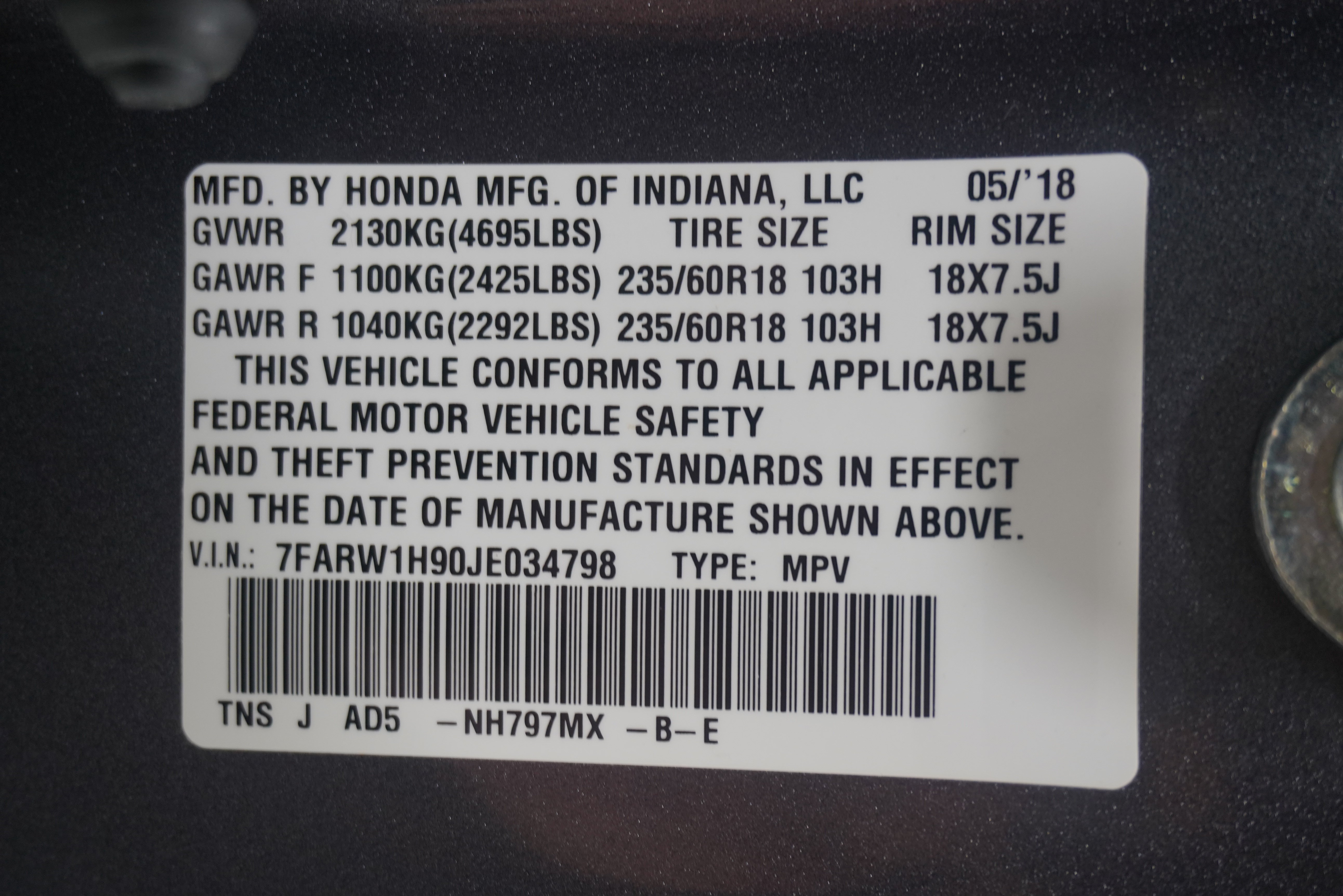 Used 2018 Honda CR-V Touring image 33
