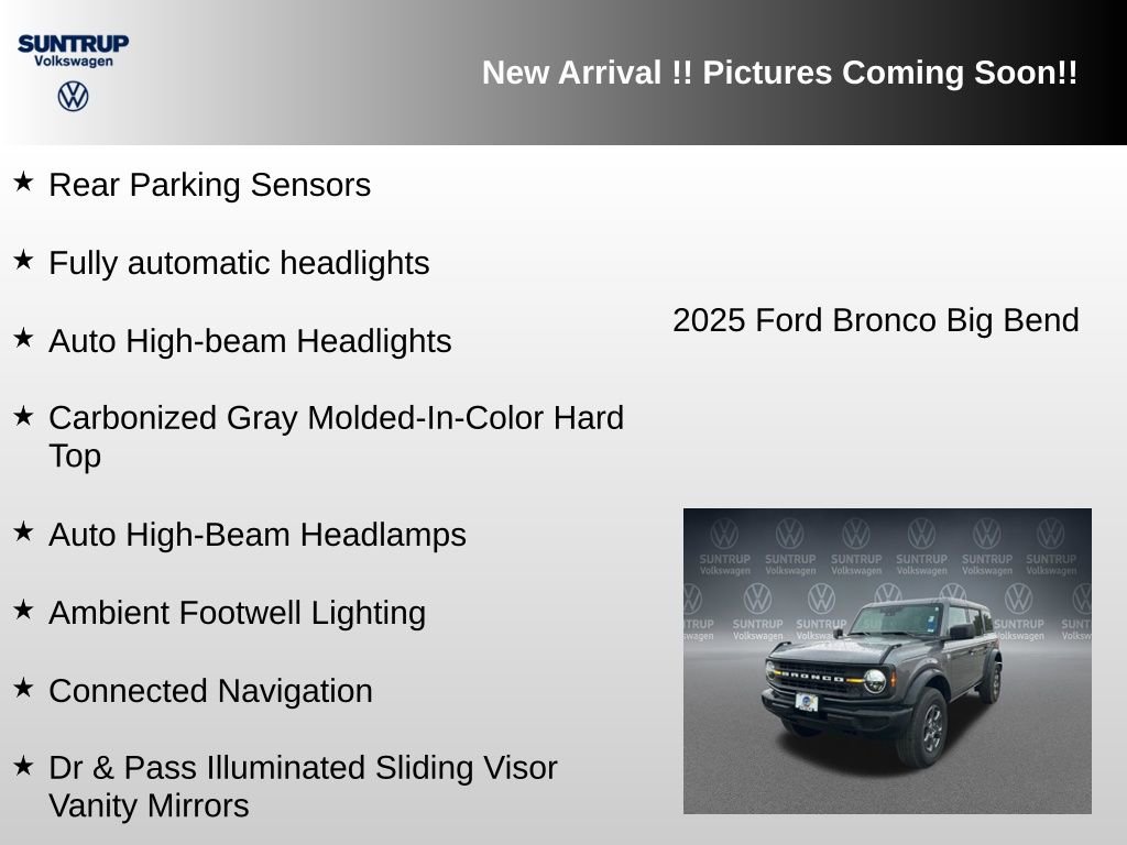 Used 2025 Ford Bronco Big Bend AWD/4WD image 12