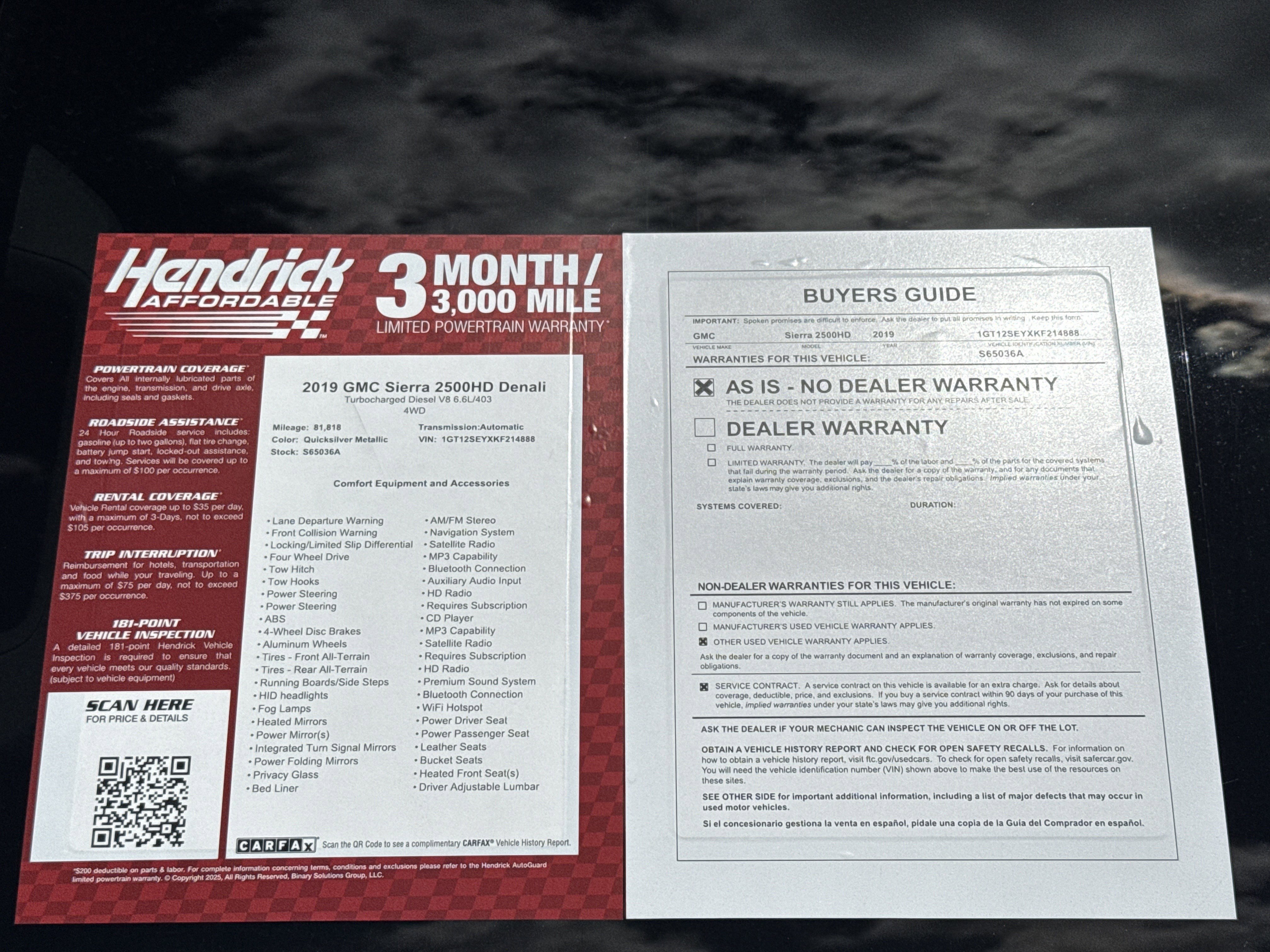 Used 2019 GMC Sierra 2500 Denali w/ Duramax Plus Package image 31