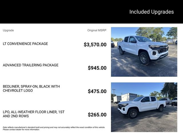 New 2025 Chevrolet Colorado LT w/ LT Convenience Package image 14