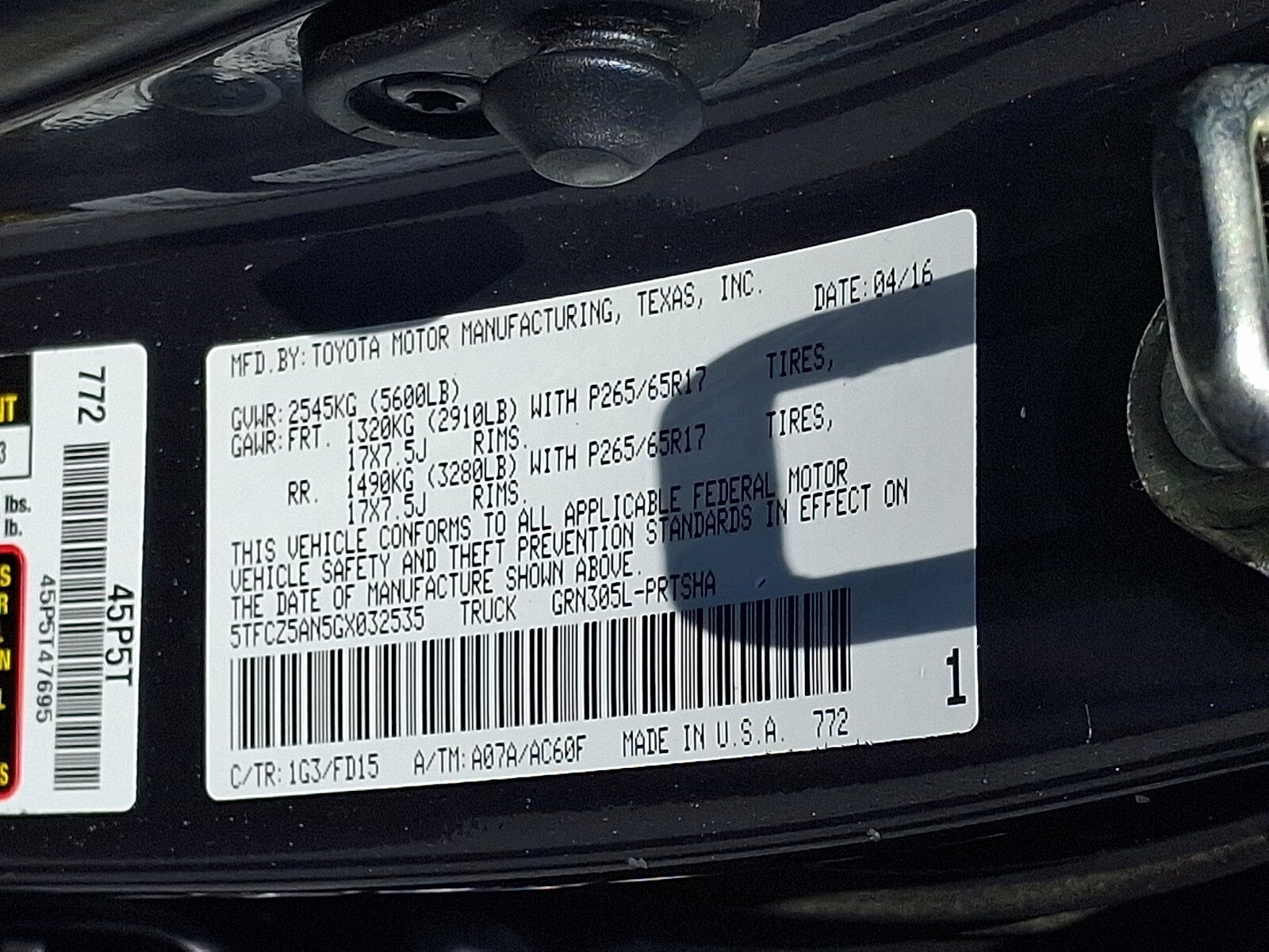 Used 2016 Toyota Tacoma TRD Sport w/ Premium & Technology Package AWD/4WD image 27
