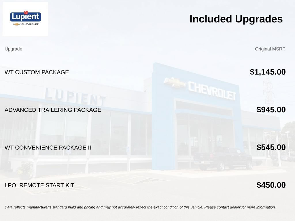 New 2026 Chevrolet Colorado W/T w/ WT Custom Package AWD/4WD image 4