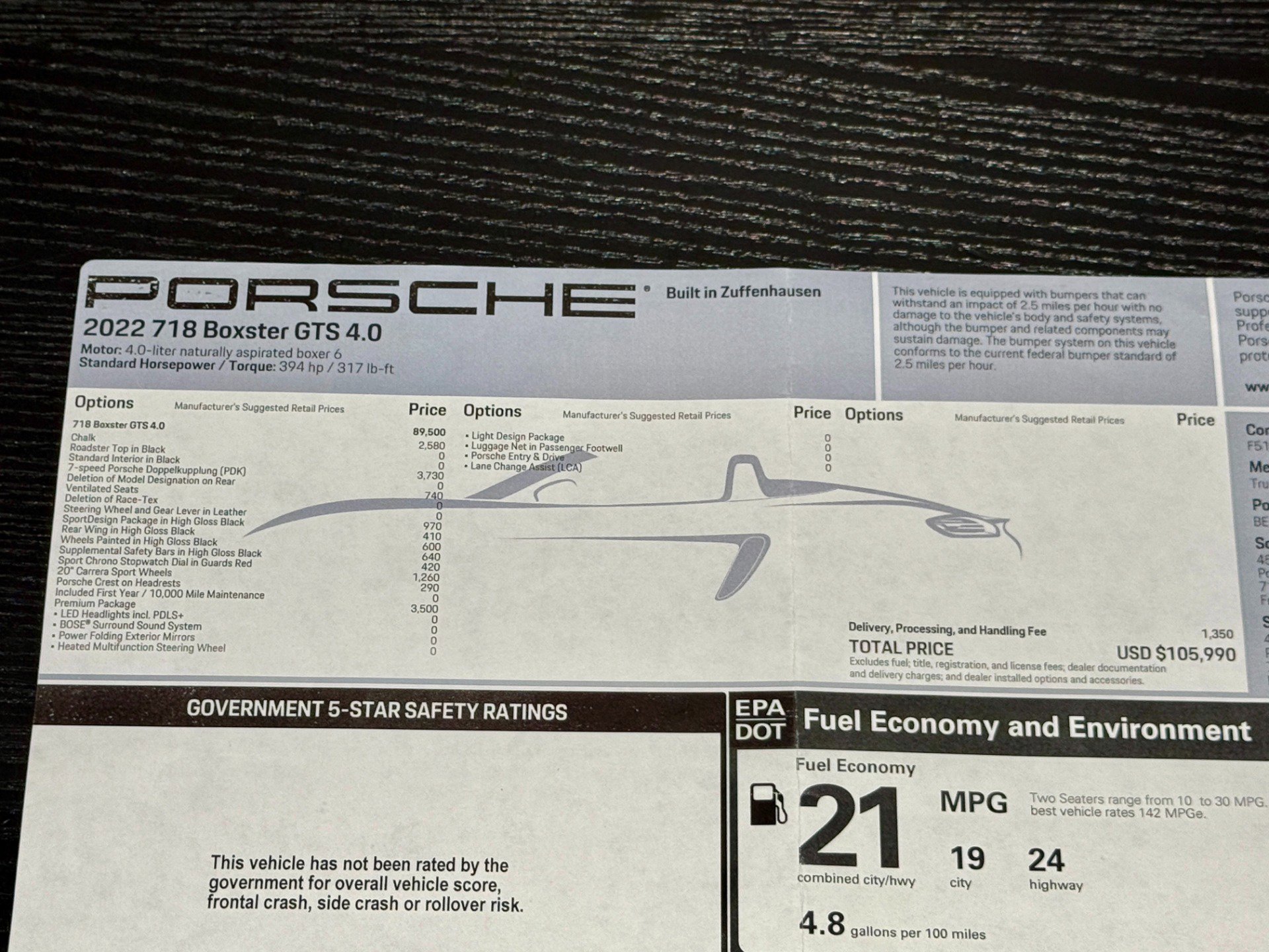 Used 2022 Porsche 718 Boxster GTS RWD image 70