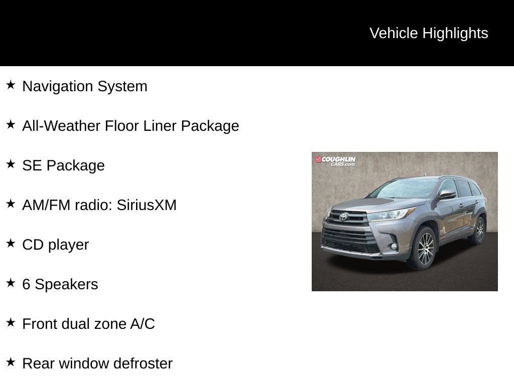 Used 2018 Toyota Highlander SE AWD/4WD image 2