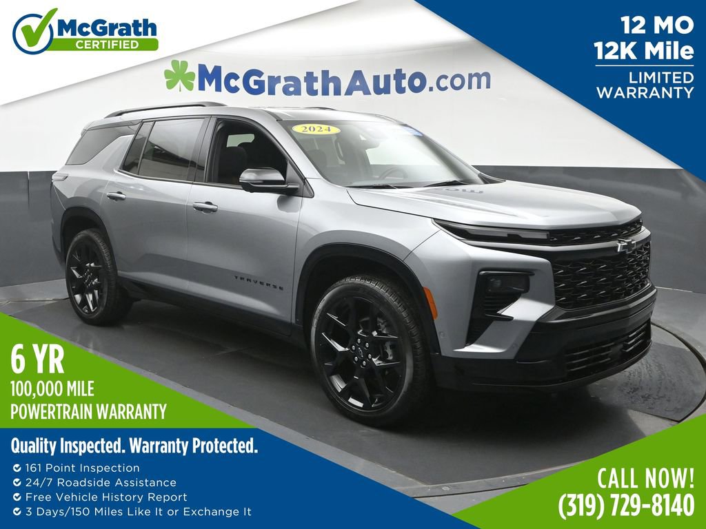 Used 2024 Chevrolet Traverse RS w/ LPO, Floor Liner Package image 1