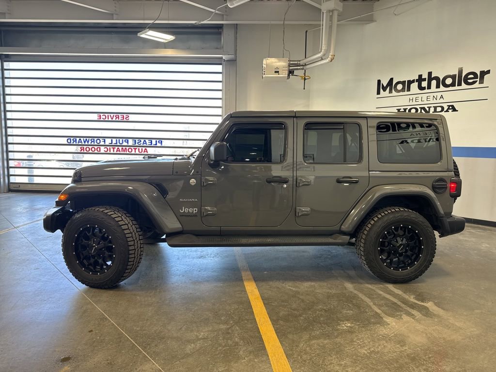Used 2021 Jeep Wrangler Unlimited Sahara w/ Uconnect 4C Nav & Sound Group image 8
