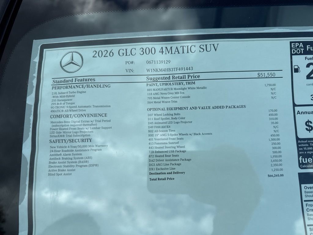 New 2026 Mercedes-Benz GLC 300 4MATIC image 12
