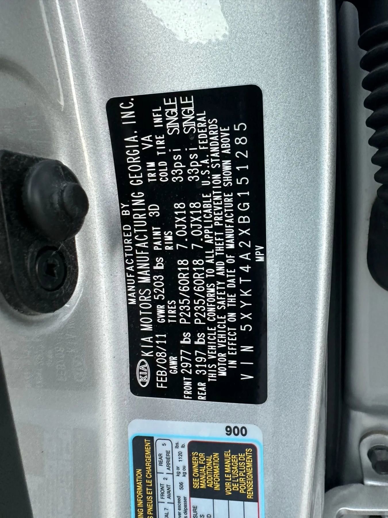 Used 2011 Kia Sorento LX w/ Convenience Pkg FWD image 25