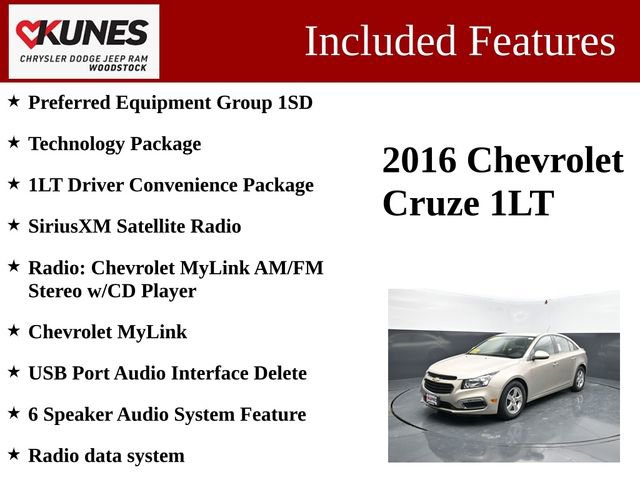 Used 2016 Chevrolet Cruze LT image 3