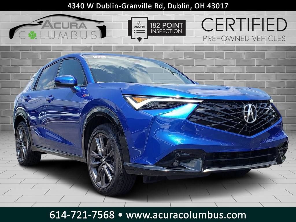 Certified 2025 Acura ADX A-Spec