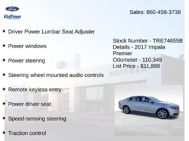 Used 2017 Chevrolet Impala Premier FWD image 15