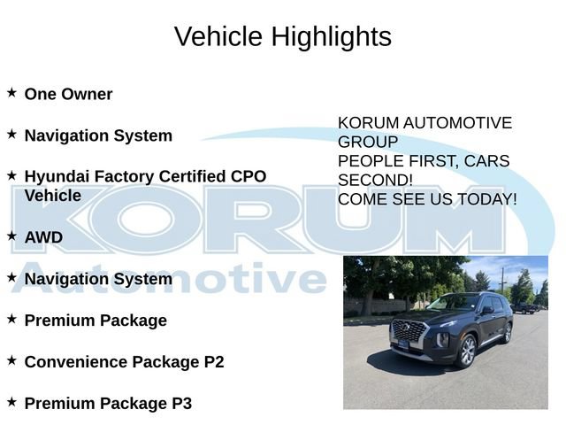 Certified 2021 Hyundai Palisade SEL w/ Premium Package AWD/4WD image 4