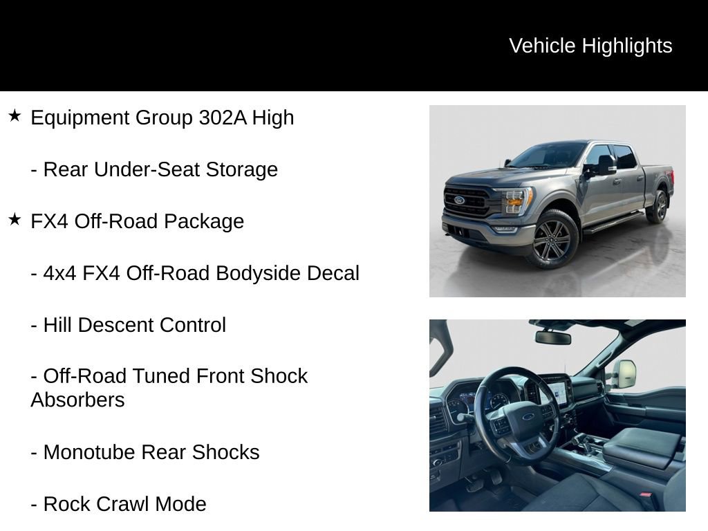 Used 2022 Ford F150 XLT w/ Equipment Group 302A High AWD/4WD image 16