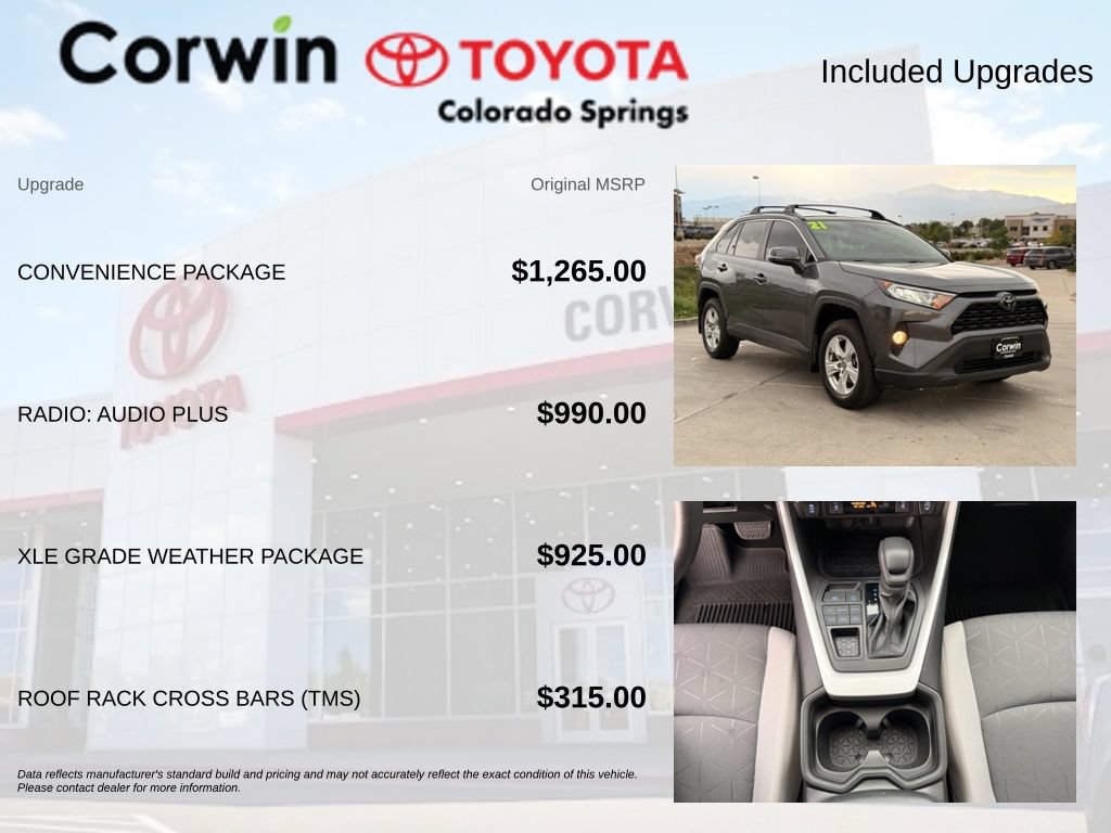 Used 2021 Toyota RAV4 XLE w/ Convenience Package AWD/4WD image 4