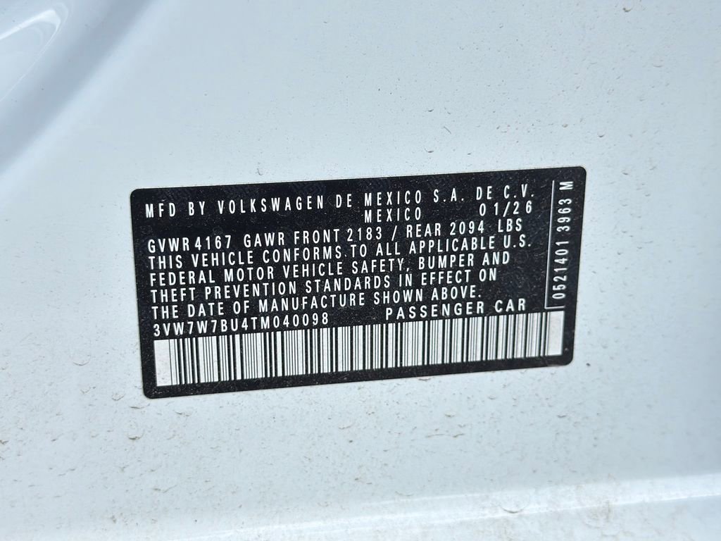 New 2026 Volkswagen Jetta SE image 30