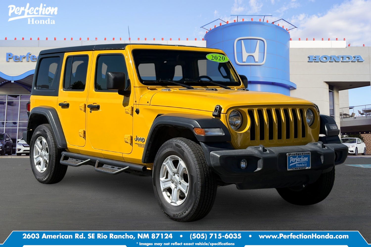 Used 2020 Jeep Wrangler Unlimited Sport S AWD/4WD image 1