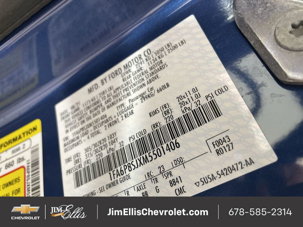 Used 2021 Ford Mustang Shelby GT500 w/ Technology Package image 33