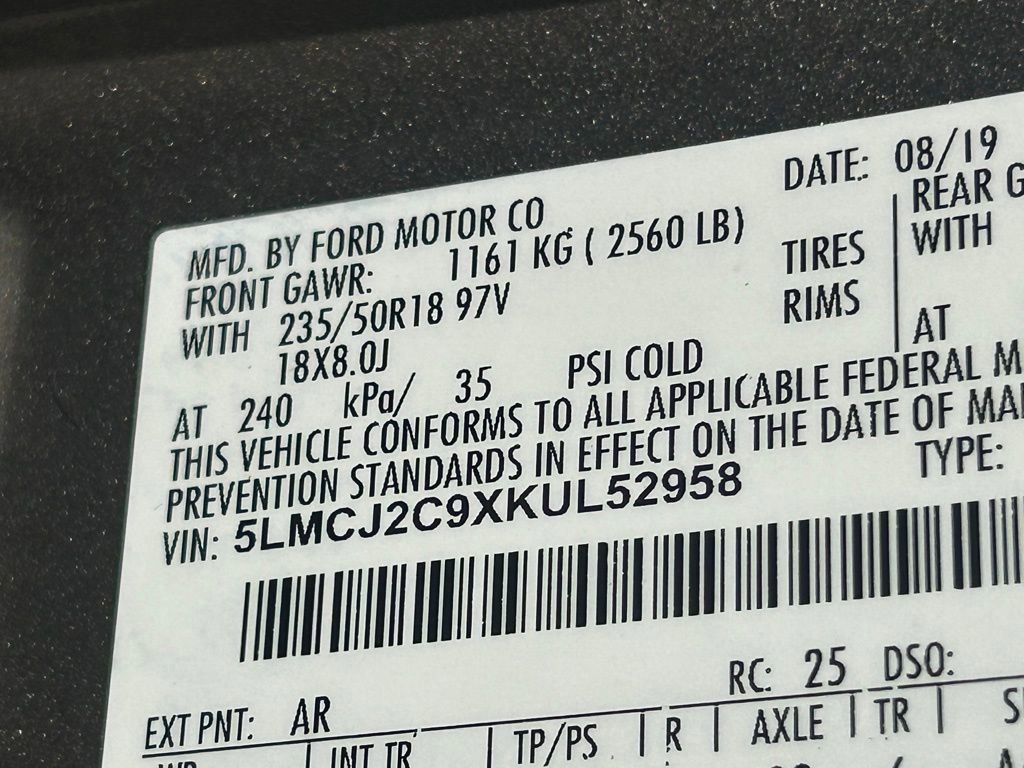 Used 2019 Lincoln MKC Select w/ Select Plus Package image 52