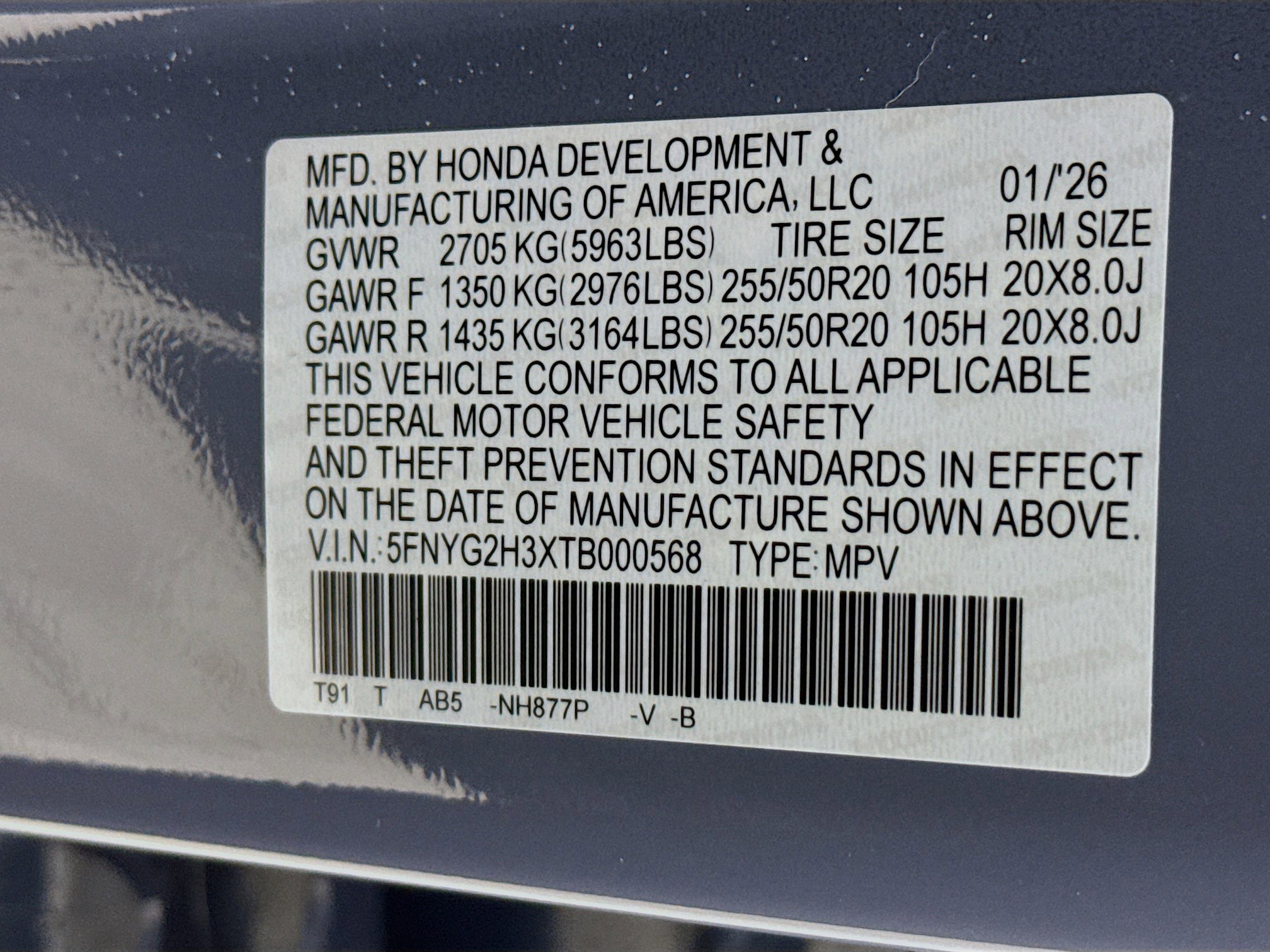 New 2026 Honda Pilot Sport image 39