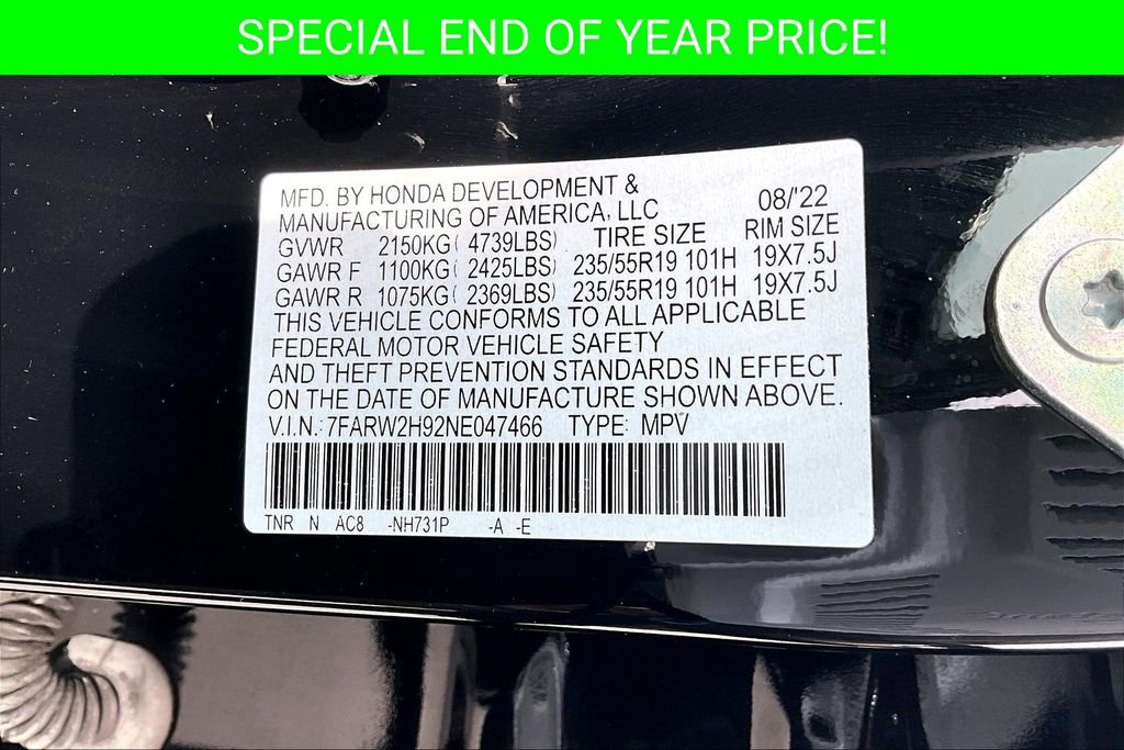 Used 2022 Honda CR-V Touring image 19