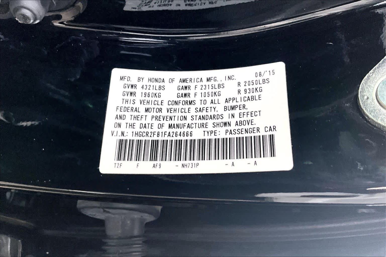 Used 2015 Honda Accord EX-L image 32