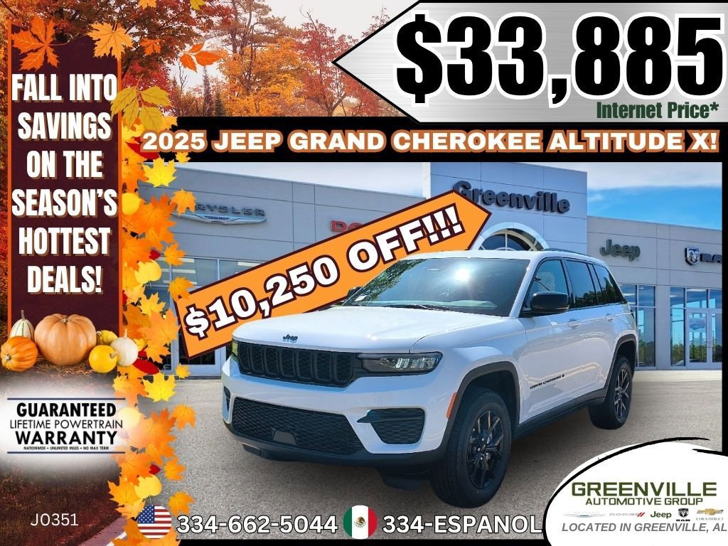 New 2025 Jeep Grand Cherokee Altitude