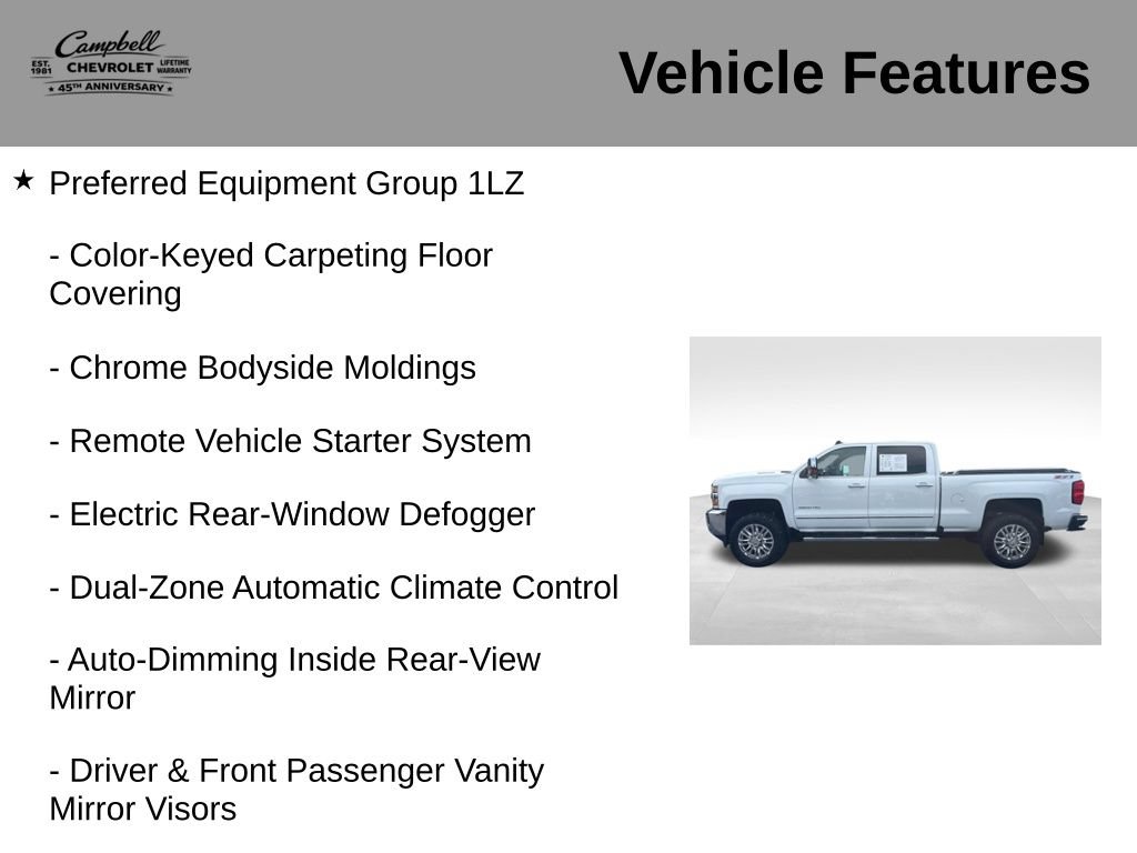 Used 2017 Chevrolet Silverado 2500 LTZ w/ Duramax Plus Package AWD/4WD image 10