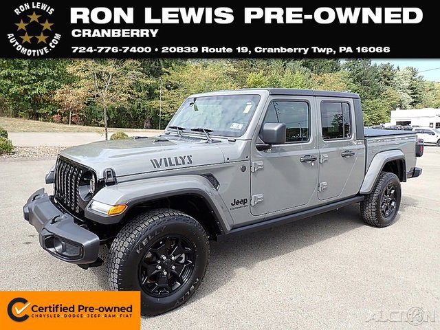 Certified 2022 Jeep Gladiator Willys