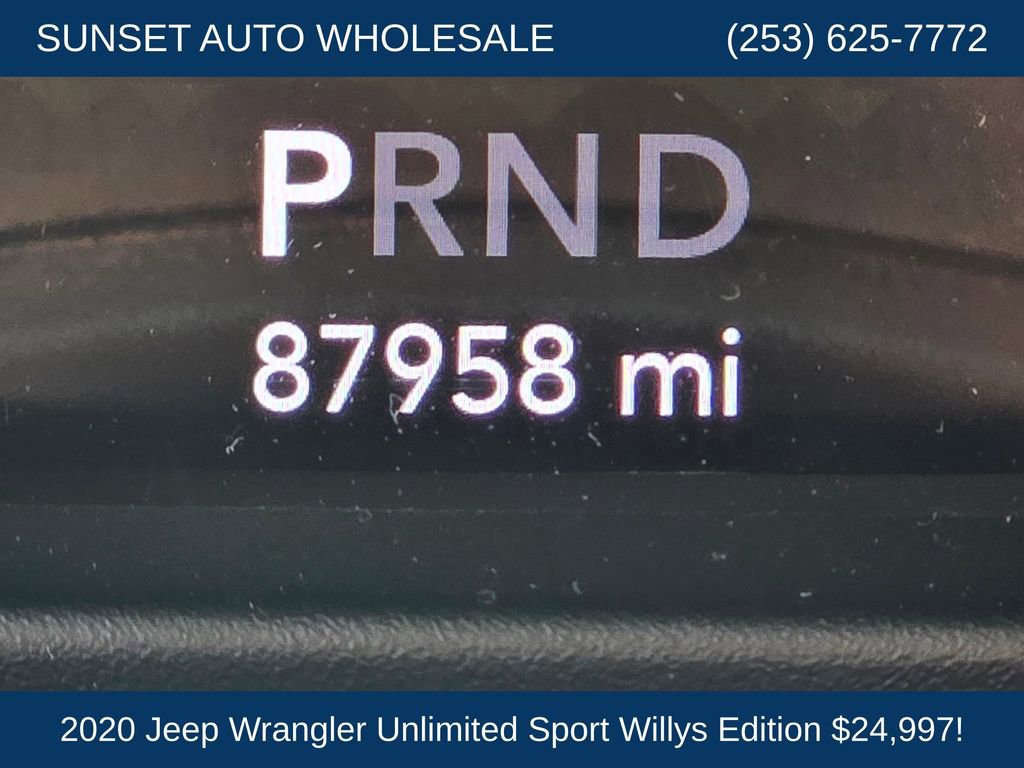 Used 2020 Jeep Wrangler Unlimited Willys image 37