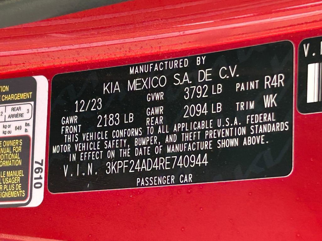 Used 2024 Kia Forte LXS w/ LXS Technology Package image 32