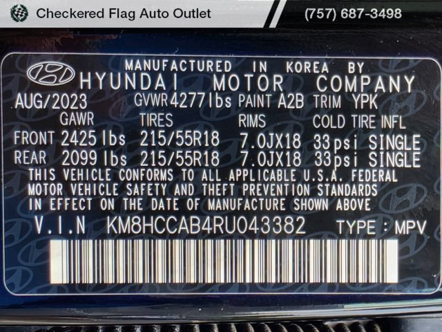 Used 2024 Hyundai Kona SEL w/ Convenience Package AWD/4WD image 28