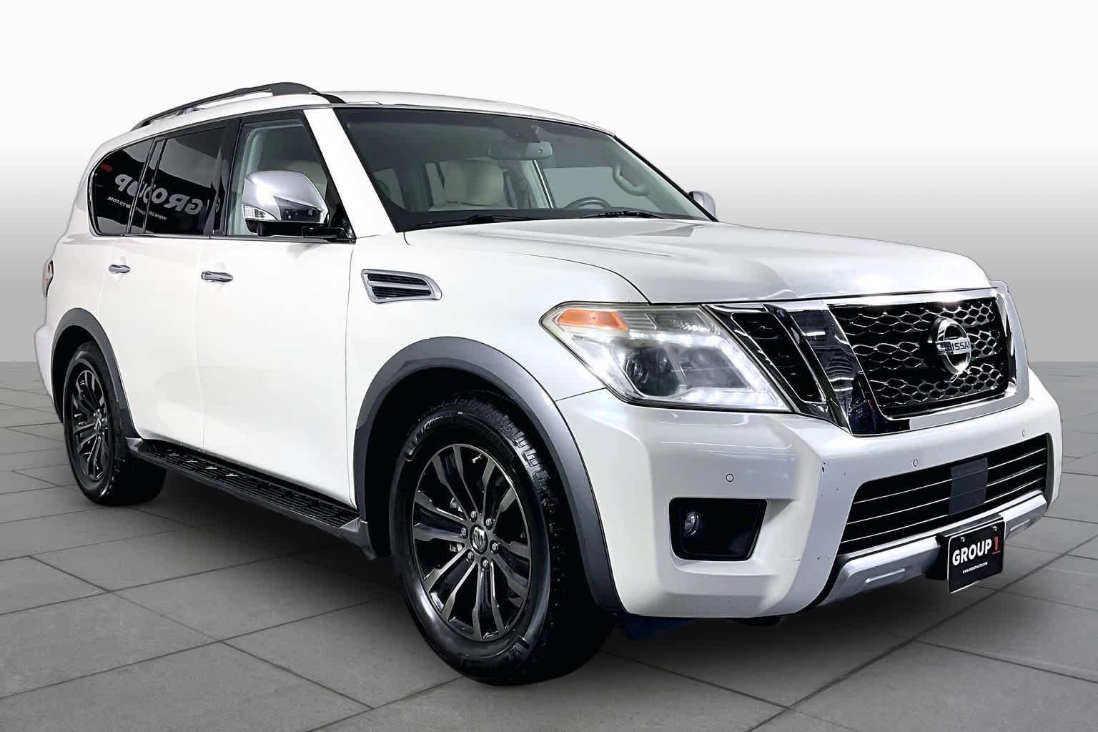 Used 2017 Nissan Armada Platinum w/ Captain Seat Package RWD image 3