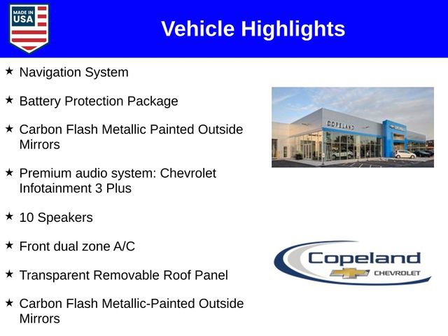 New 2026 Chevrolet Corvette Stingray Coupe w/ Battery Protection Package