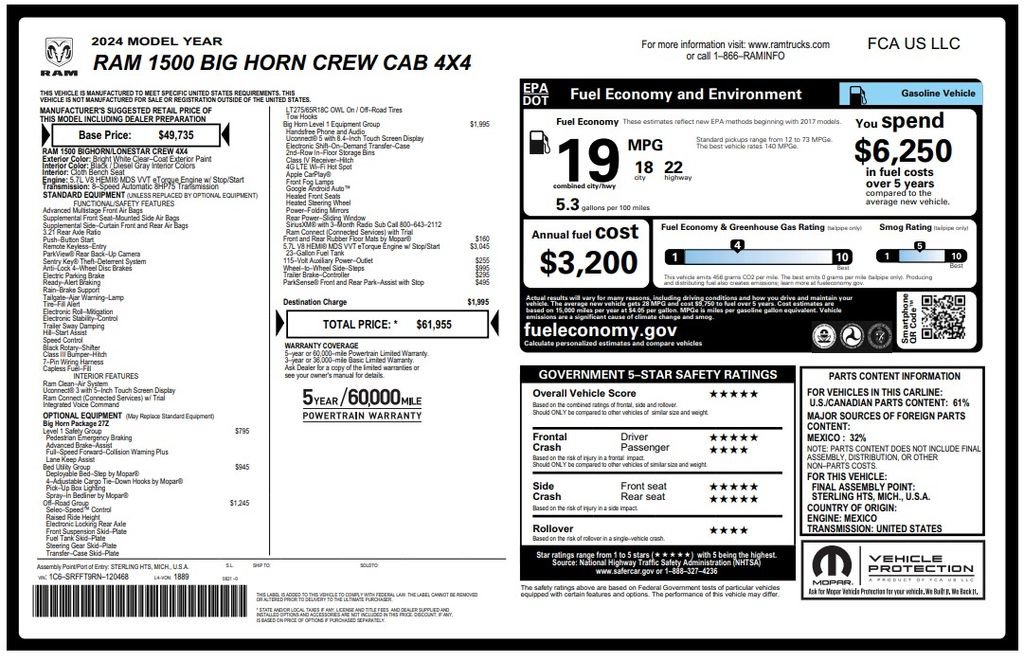 Used 2024 RAM 1500 Big Horn AWD/4WD video 2