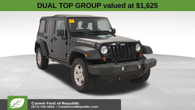 Used 2011 Jeep Wrangler Unlimited Rubicon w/ Dual Top Group image 1