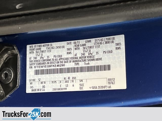 Used 2015 Ford F150 XLT w/ Equipment Group 301A Mid image 39