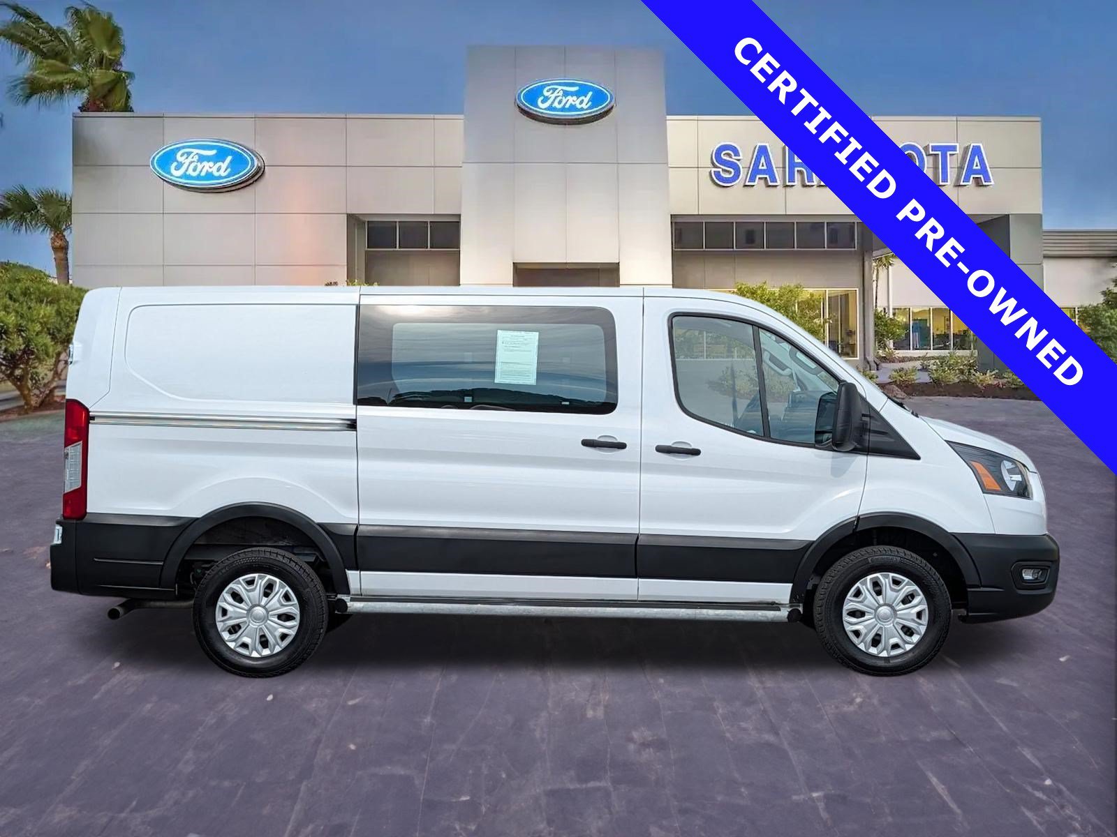 Certified 2025 Ford Transit 250 Low Roof w/ Exterior Upgrade Package RWD image 1