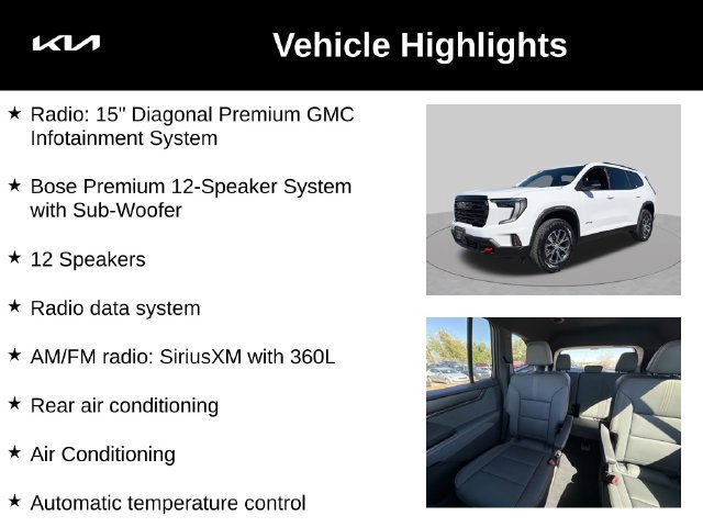 Used 2026 GMC Acadia AT4 w/ LPO, All-Weather Package AWD/4WD image 10