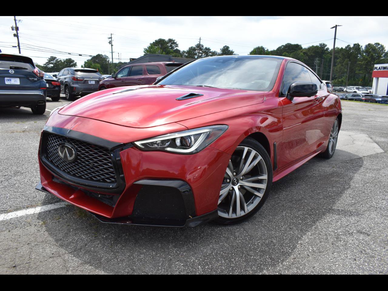 Used 2020 INFINITI Q60 Red Sport 400 w/ Proactive Package RWD image 1
