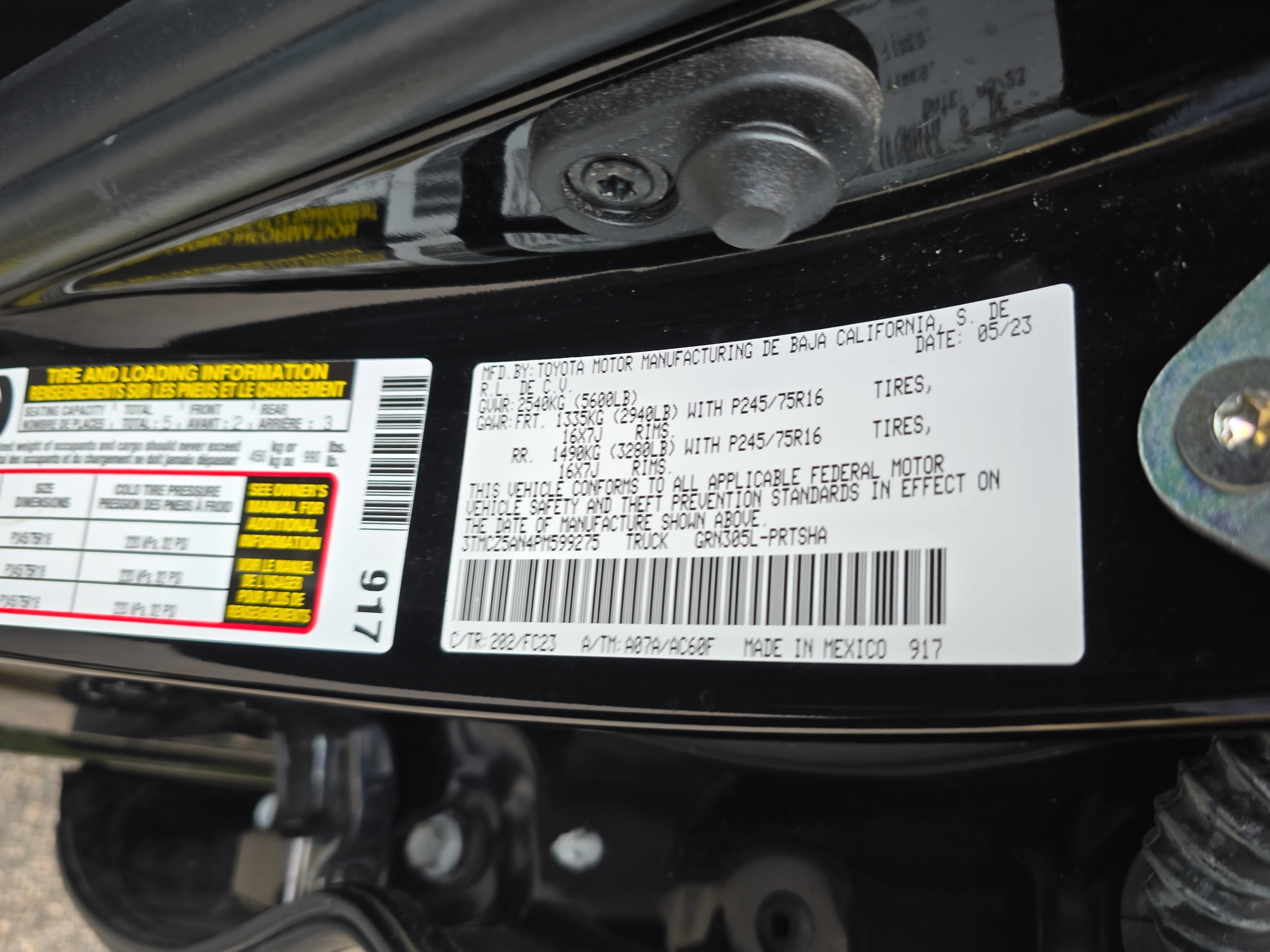 Used 2023 Toyota Tacoma SR5 w/ Technology Package AWD/4WD image 34